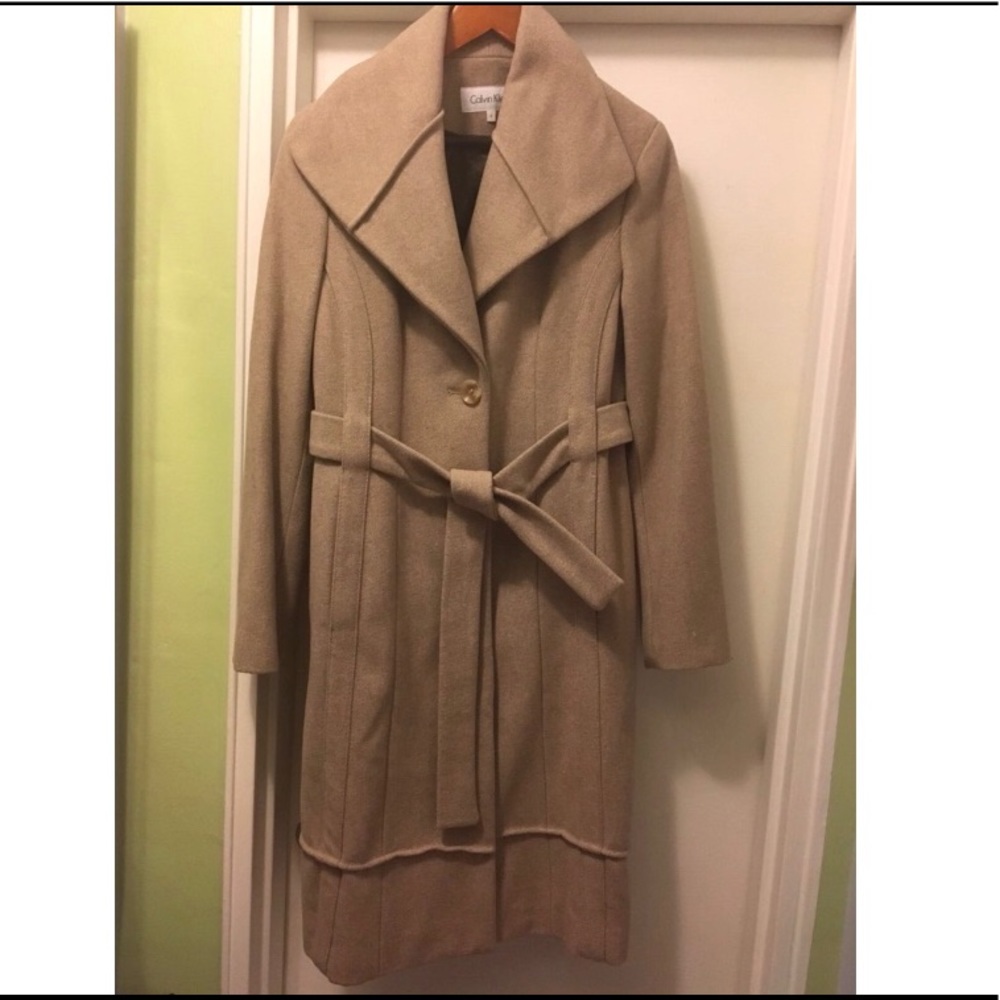 CALVIN KLEIN WOOL COAT